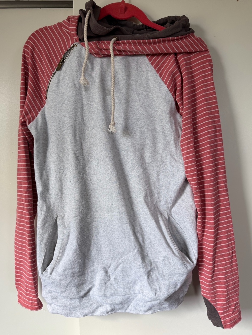 Women’s ampersand double hood sweatshirt